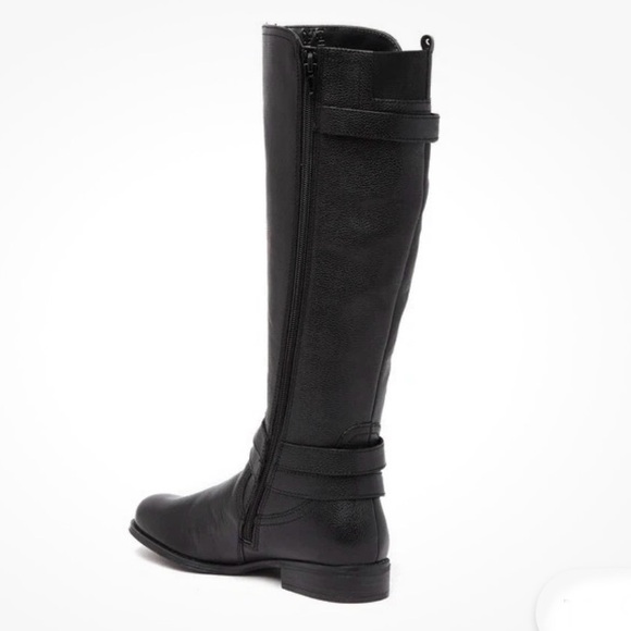 NATURALIZER Women’s June Black Leather Riding Knee High Boots Size 9.5 NEW - Picture 3 of 11